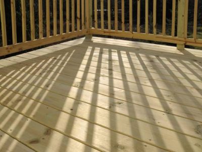 Wooden Deck Installation